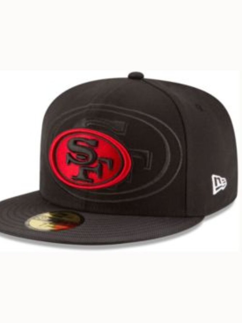 Men's New Era San Francisco 49ers Black 2016 Hat